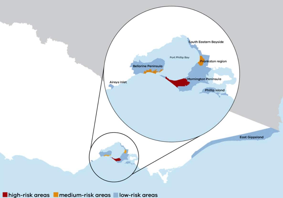 Risk areas of guruli ulcer