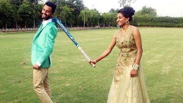 Ritu Rani with Harsh Sharma