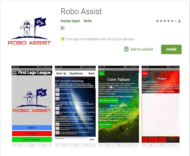 Robo assist android app