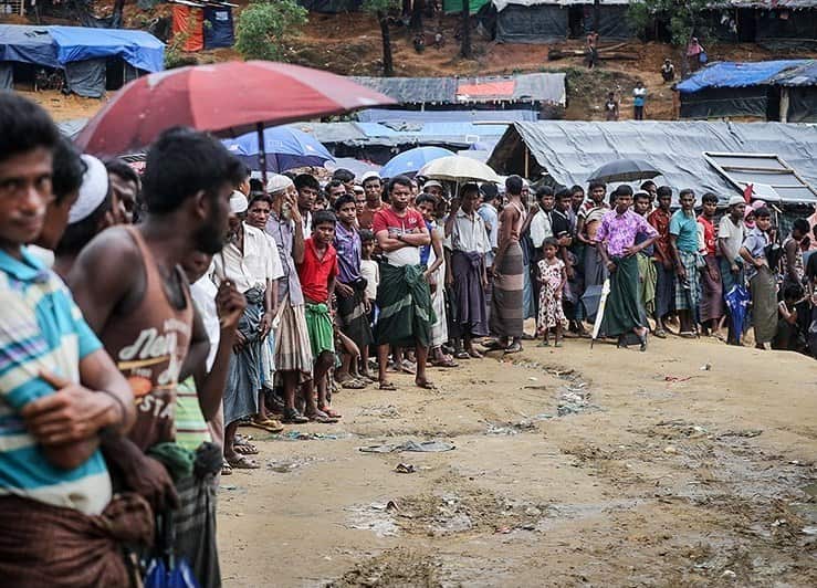 Rohingya displaced Muslims