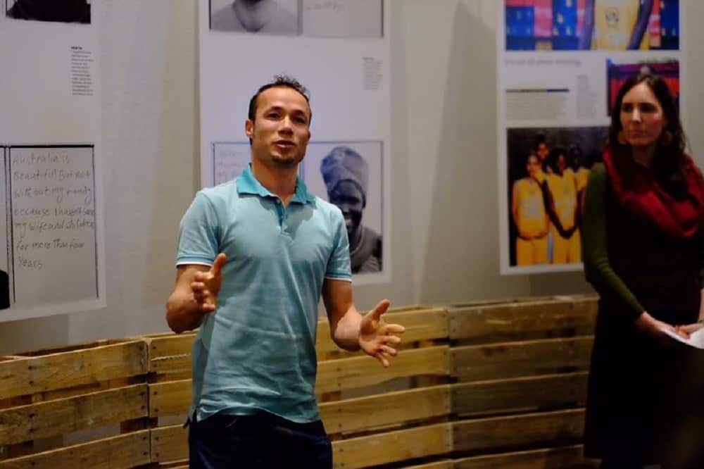 Swan Hill resident and activist Rohullah Hussaini