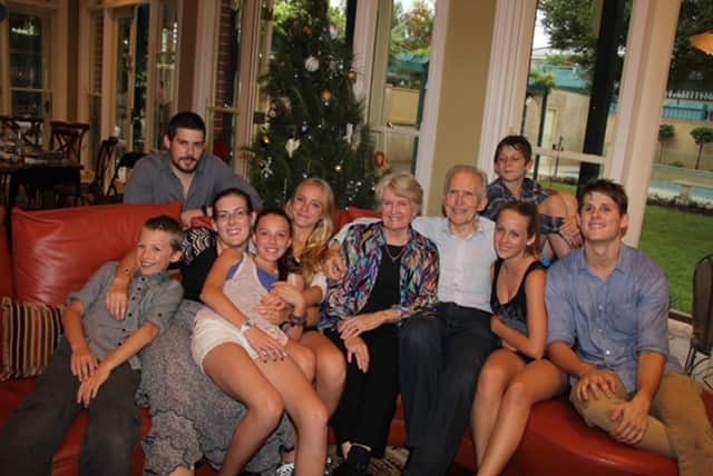 Ron Pirola and his extended family