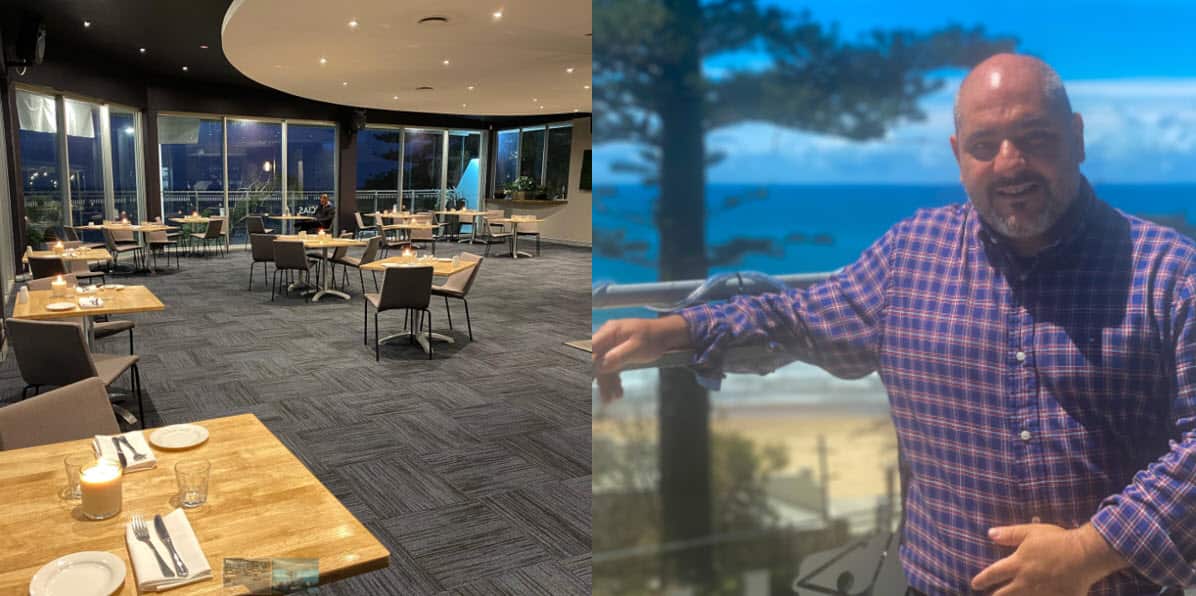 Andrea Rubbo e il suo locale di Wollongong