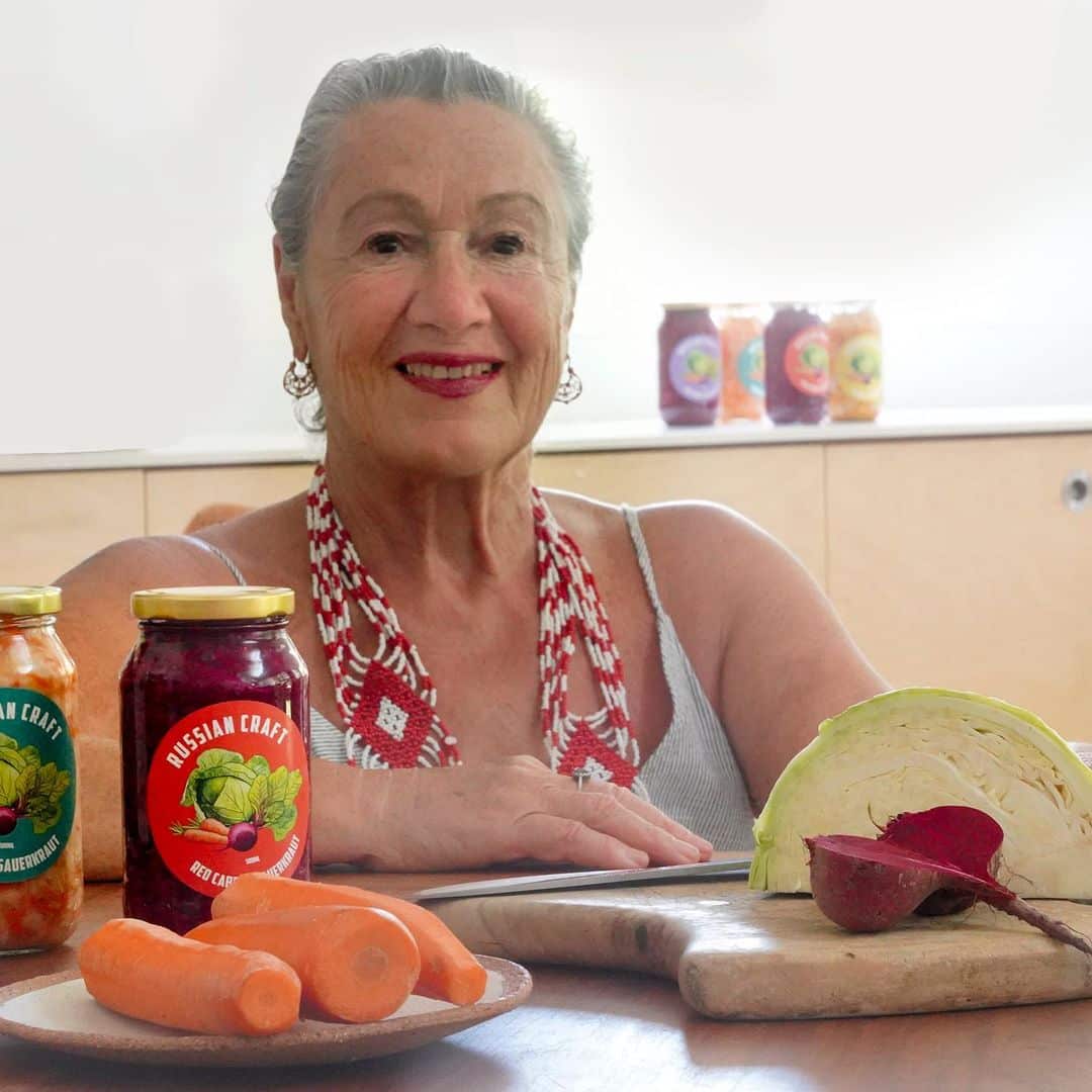 Zena Gourevitch, owner of the Russian craft sauerkraut