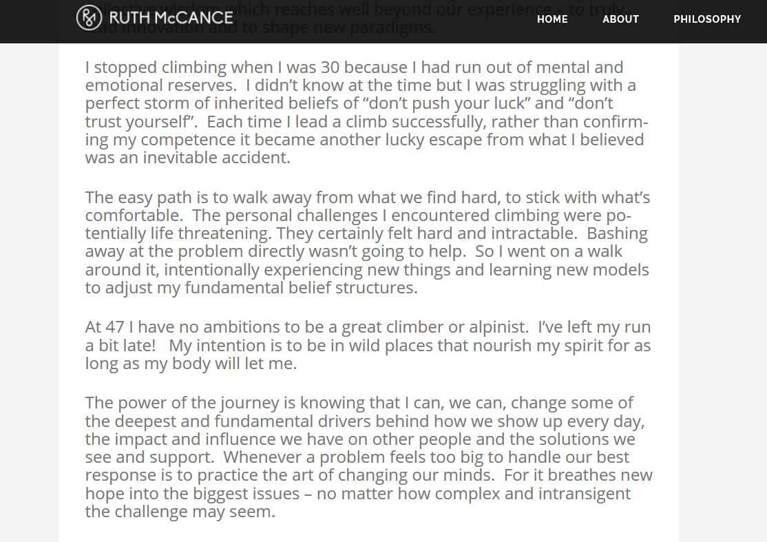 Ruth's blog