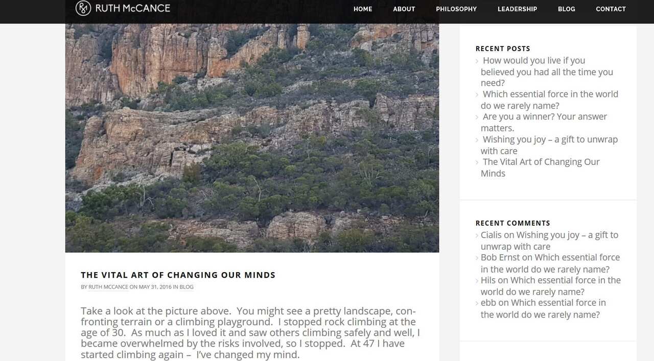 Ruth's blog