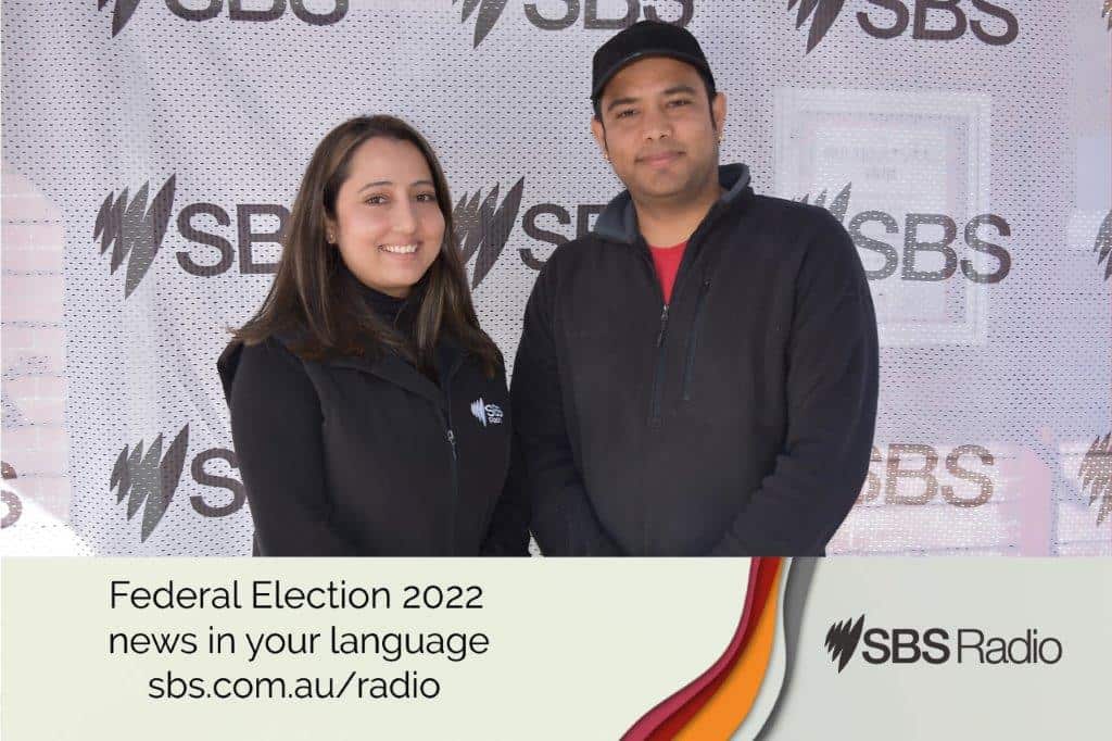 SBS Nepali at the 2022 Election Exchange program in Hobart, Tasmania.