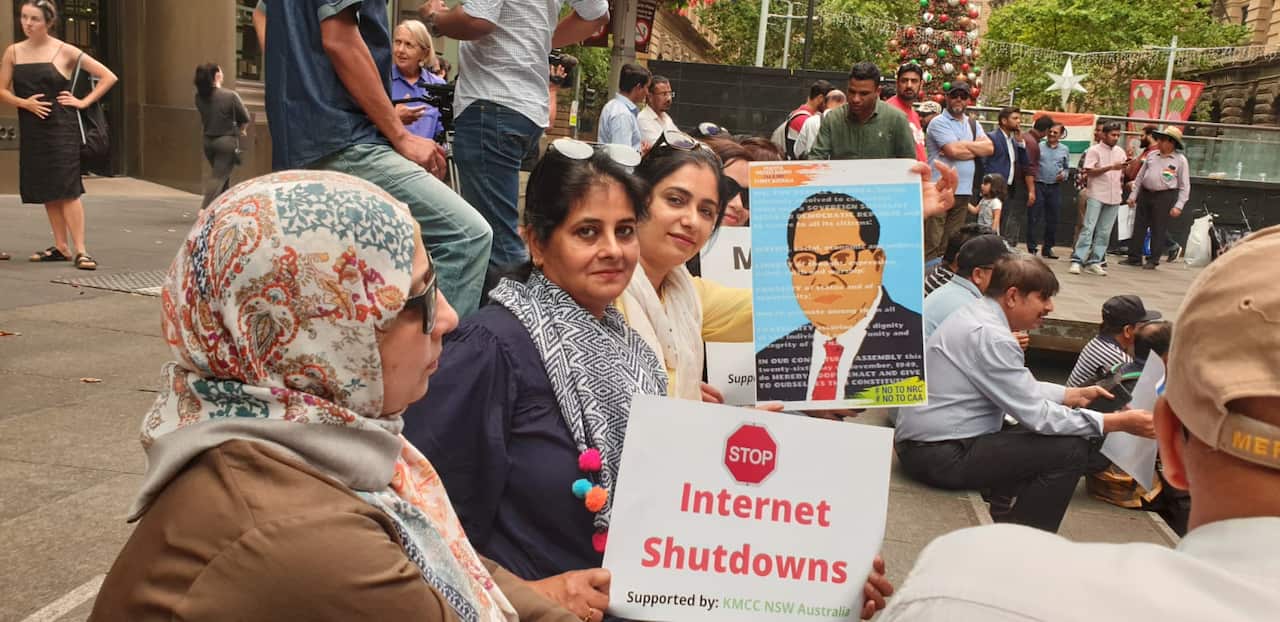 protest in Sydney