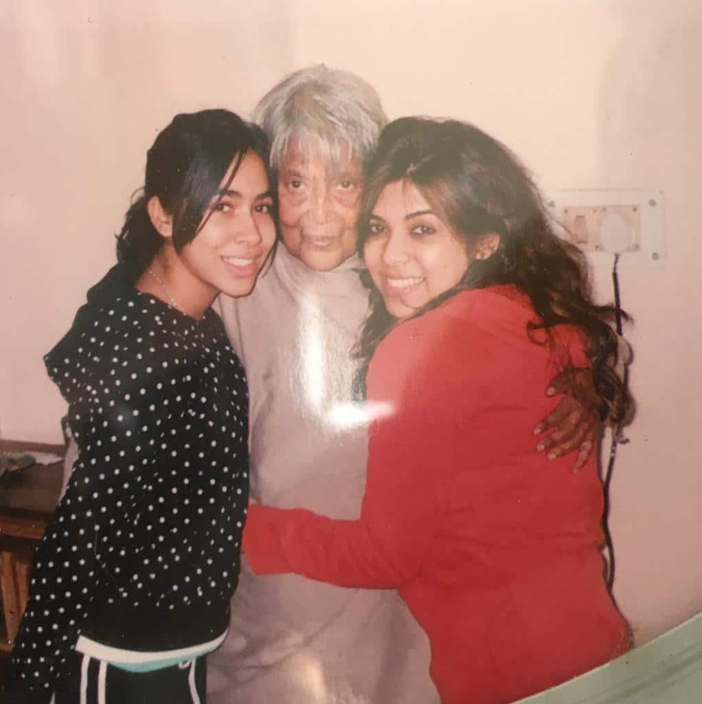 Saleha Singh' with her parents