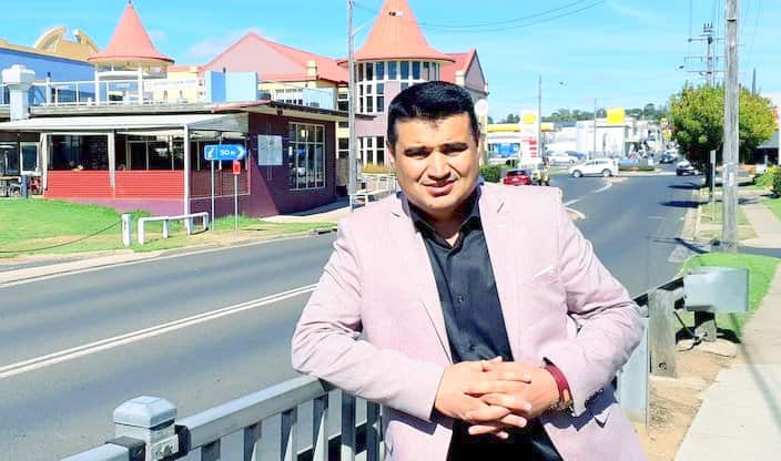 director and actor Salim Hussein in Toowoomba