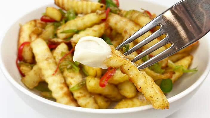 Great with a little Kewpie mayo dip.