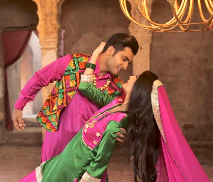 Sammy Gill and Monika Sharma in a still from the upcoming film Teri Meri Jodi