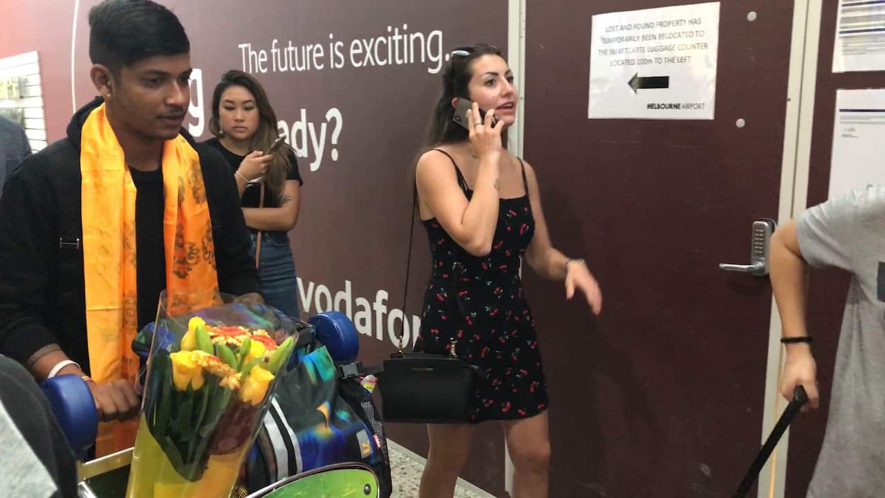 Sandeep Lamichhane arrives in Australia for his BBL campiagn