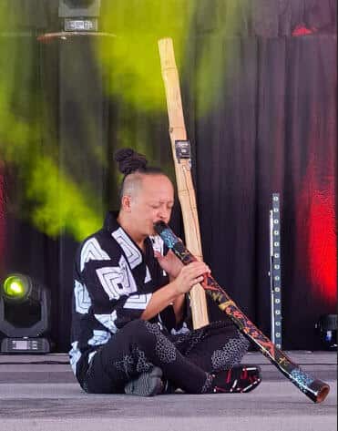 Japanese Contemporary Yidaki Didgeridoo player
