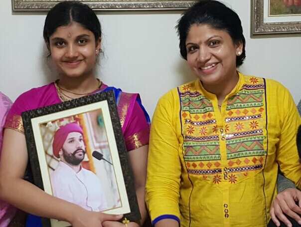 Sanya Singhal with Kalyani Singhal