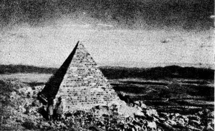 Cairn of brick erected at the site of Saragarhi piquet