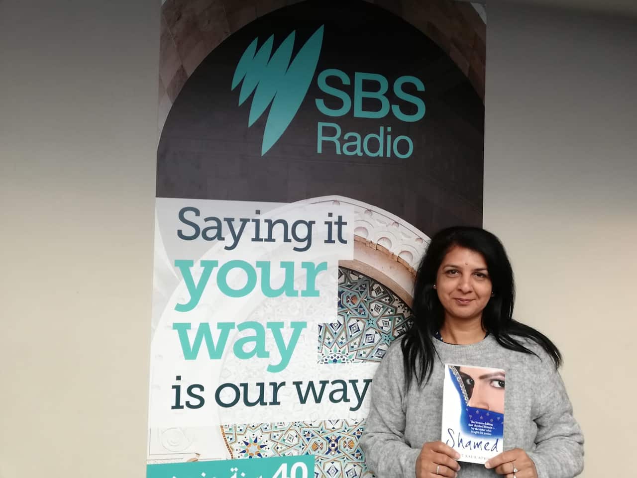 Sarbjit Kaur Athwal at SBS studios in Melbourne 