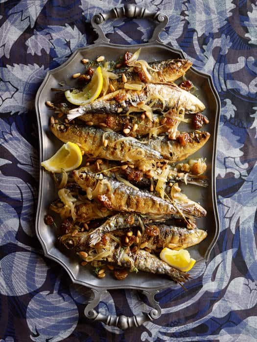Sweet and sour sardines (Sicilian sarde a saor). Source: Chris Chen