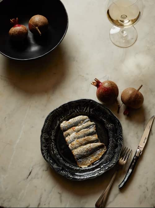 Sarde in Saor al ristorante Caterina's a Melbourne. 