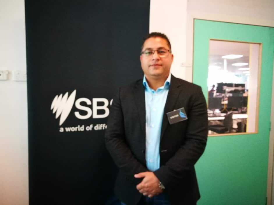 Parvinder Singh Sarwara at SBS studios, Melbourne