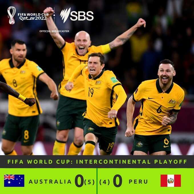 Australia edge Peru on penalties to claim World Cup spot