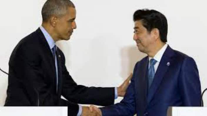 Tổng thống Obama và Thủ tướng Nhật Shizo Abey