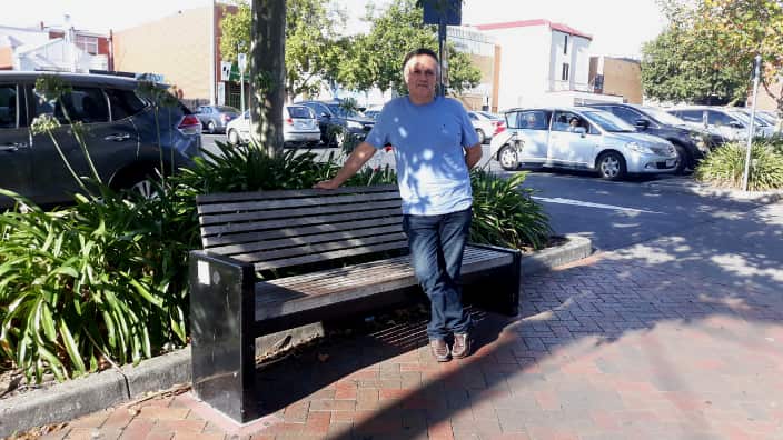 The president of the Lesvos Culture Club, Giannis Karanikolas. 