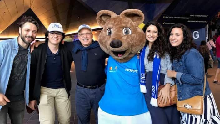 Πολλοί ομογενείς της Πέρθης βρέθηκαν κοντά στους Τσιτσιπά και Σάκκαρη.