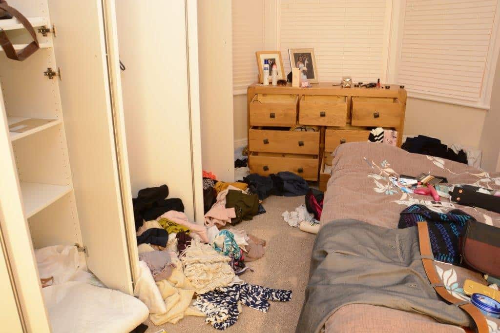 scene inside the house