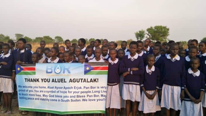 Students of Mading Bor girls Grammar School 