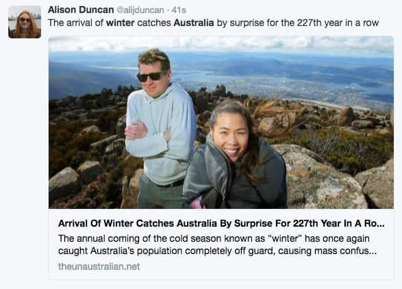 Article from The UnAustralian