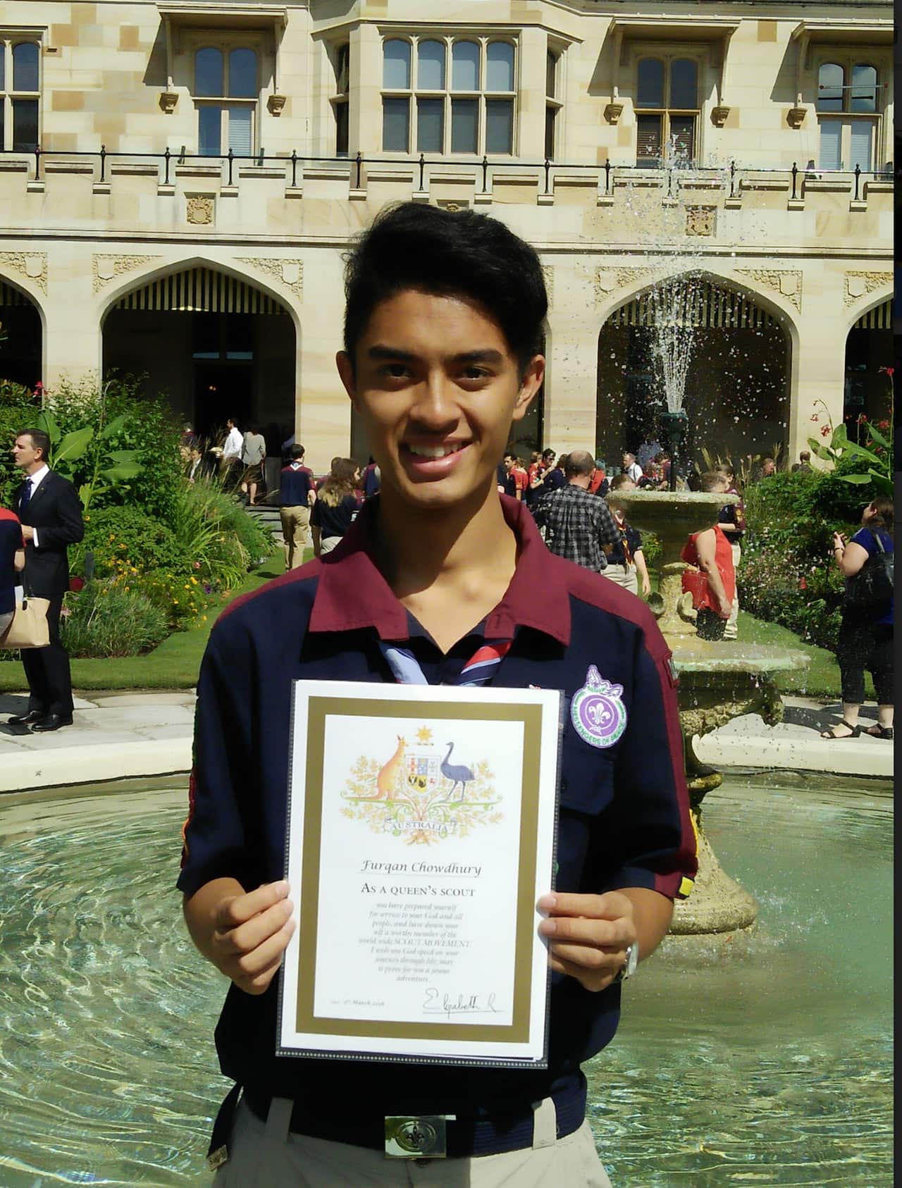 Queen's Scout Certificate