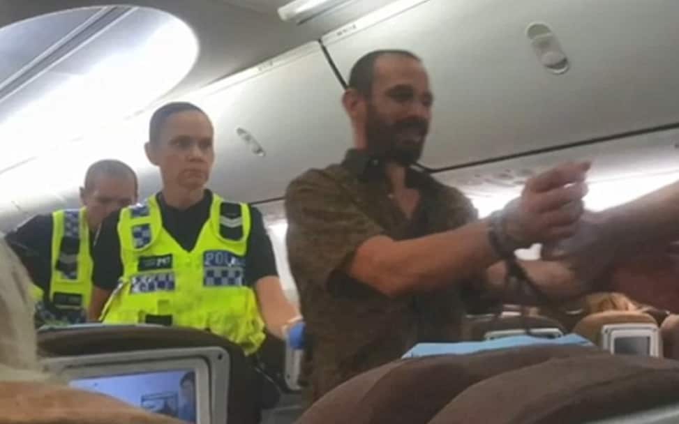 French tourist arrested on a Bali-Perth flight