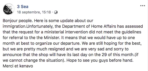 French couple face deportation