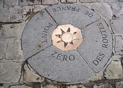 Notre Dame's 'point zero', where distances to other French cities from Paris begins