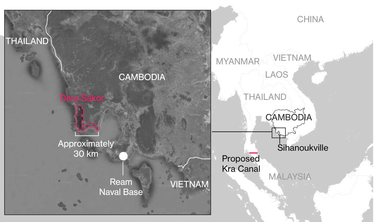 Chinese development in Cambodia. (Source: Mekong Institute)