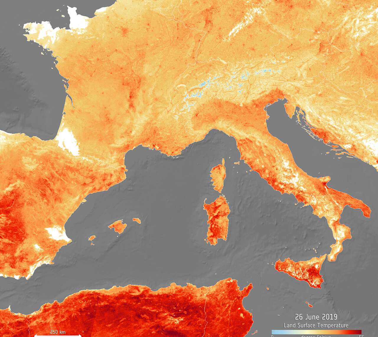 soaring temperatures italy June
