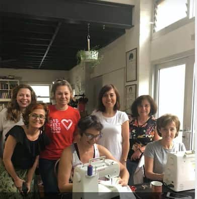 Sydney women sew for koalas