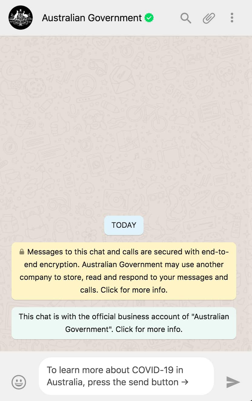 Government launches coronavirus WhatsApp messaging service