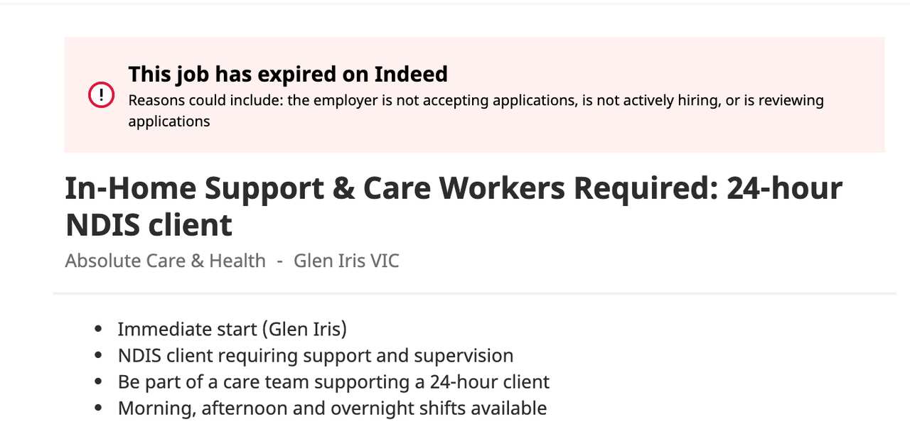 Controversial job ad withdrawn