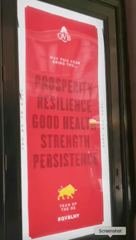 雪梨 QVB 農曆年英文海報