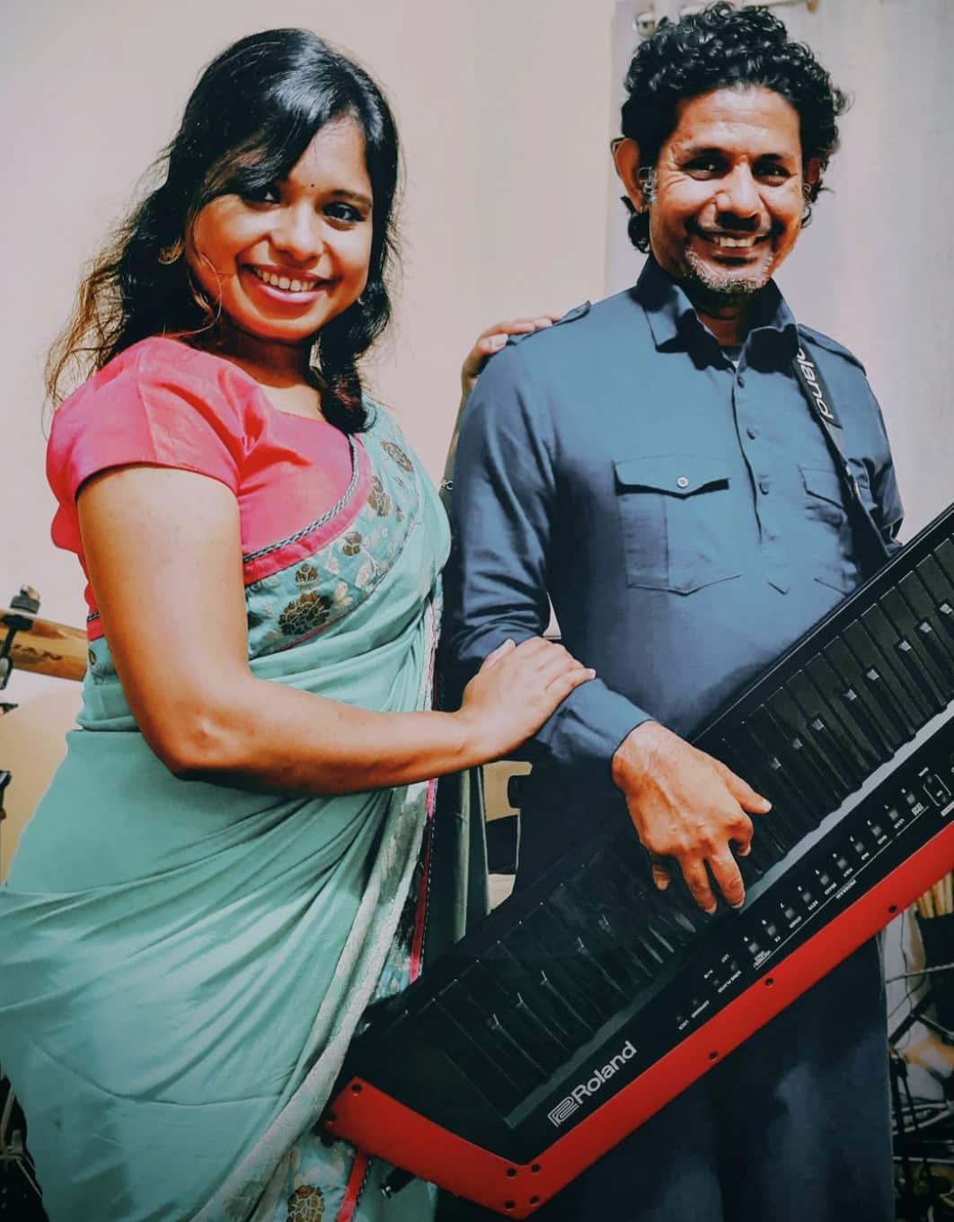 Both Rakia and Saif grew up with Indian classical music.