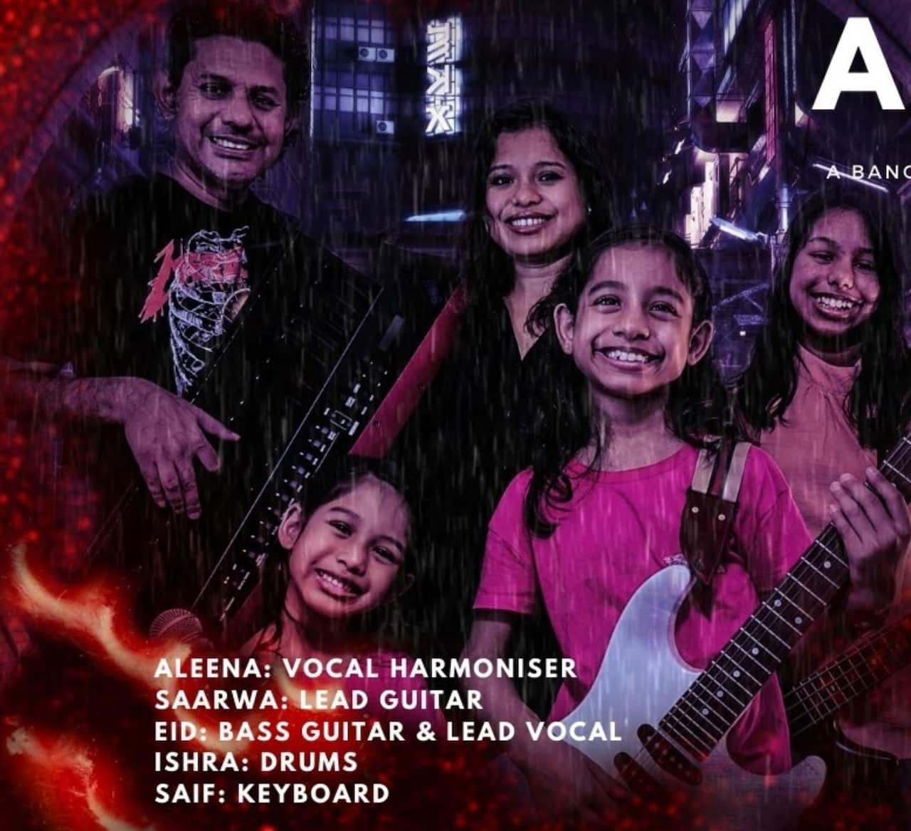 The family music band ASEIS is the acronym of the names of band members.  