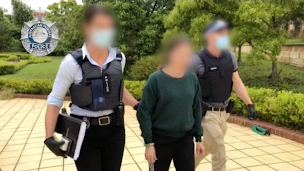 Human Trafficking investigators executed search warrants at a home in Denham Court.