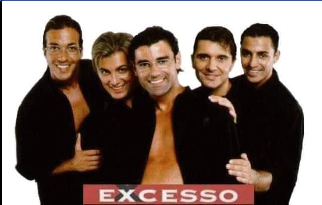 Gonzo, Melão, João Portugal, Carlos and Duck, in the mid-90s, at the top of their career in Excess