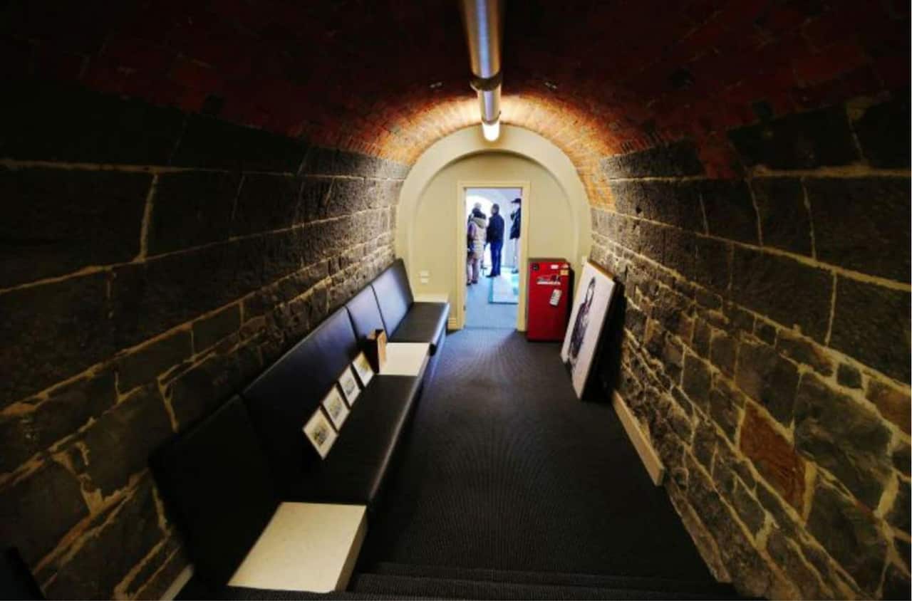 The interior of the library