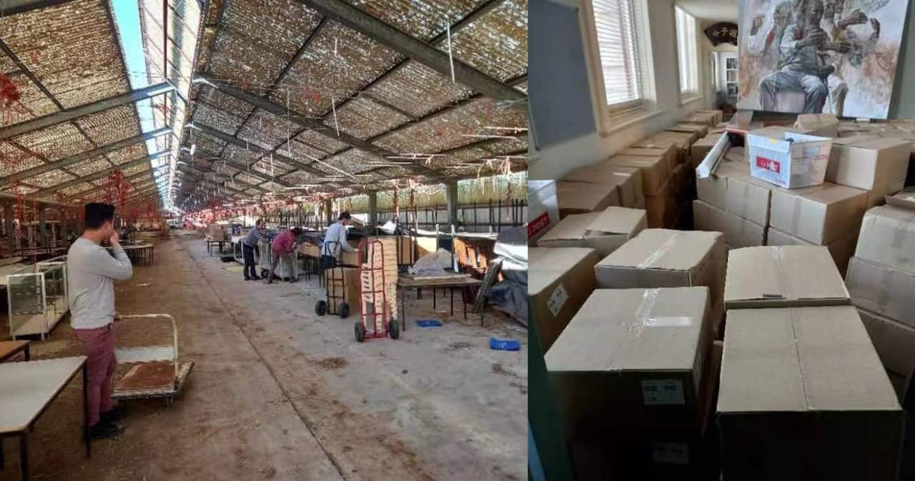 The preparation of the library.