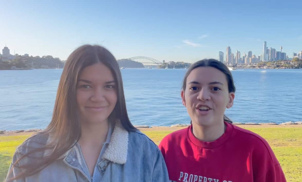 Valeria and Camila Camero Rivas have lived in Sydney since the family emigrated from Venezuela.