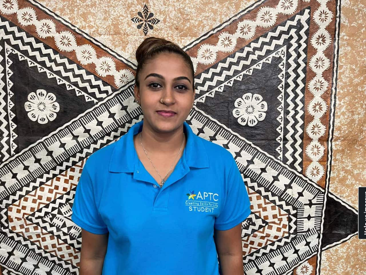Shinal Prasad is training to be an aged care nurse in Australia.