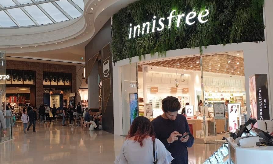 Innisfree store in Melbourne